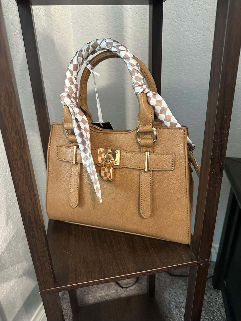 La Terre Fashion top-handle satchel bag (vegan) NWT